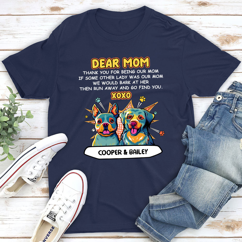 Personalized Pop Art 'Dear Dad XOXO' Unisex T-shirt - Ideal Gift for Pet Lovers