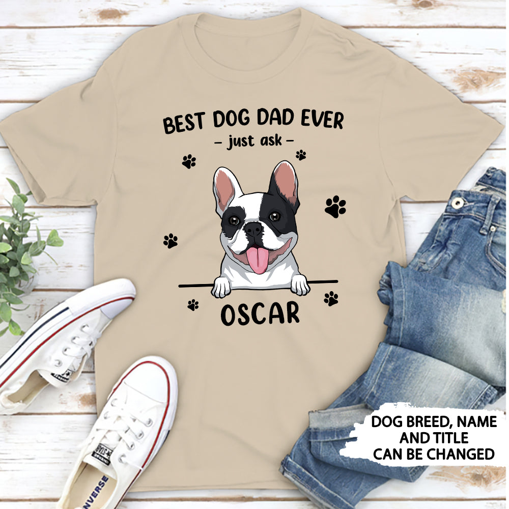 Top-Rated Personalized Unisex T-shirt for Dog Moms and Dads