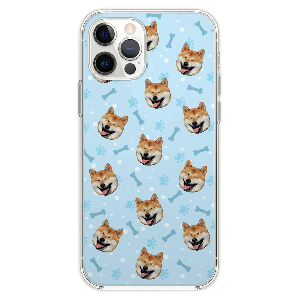 Pet Face Personalized Custom Phone Case - Ideal for Dog and Cat Lovers