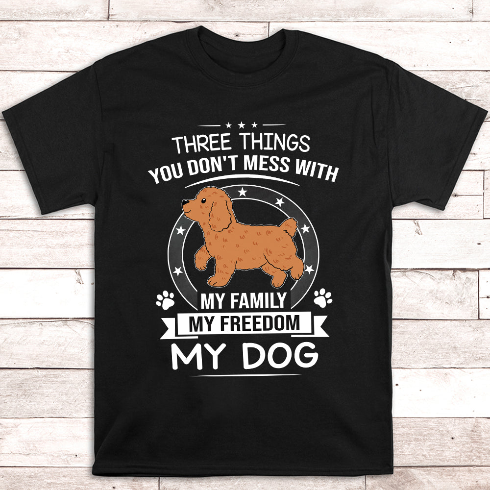 Three Things - Customizable Unisex Personalized Pet Lover T-shirt