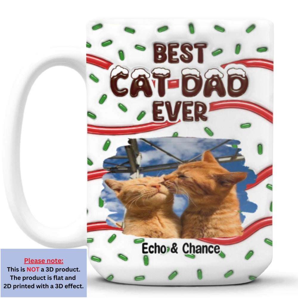 Personalized 3D Inflated Effect Mug: Ideal Gift for Dog and Cat Lovers