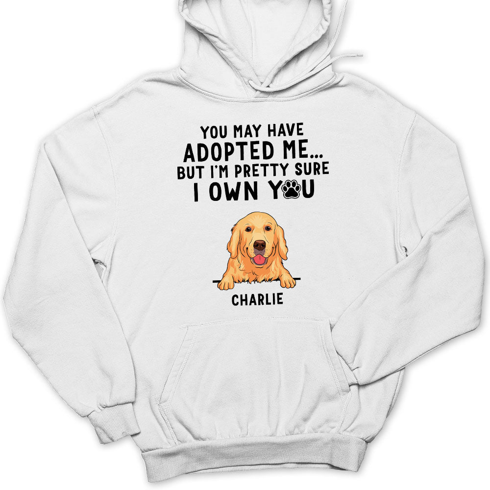 Personalized 'You May Have Adopted Me' Custom Hoodie - Ideal Gift for Pet Lovers