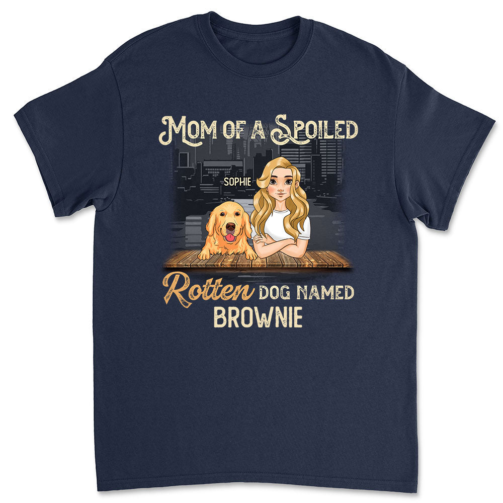 Personalized Custom Unisex T-shirt for Spoiled Dog Moms