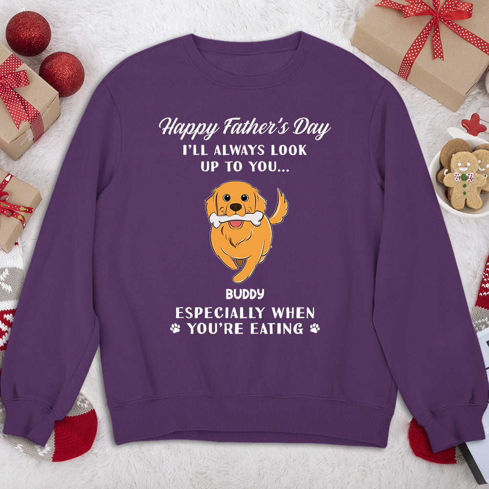 Personalized Custom Pet Lover's Sweatshirt - Ideal for Dining Moments