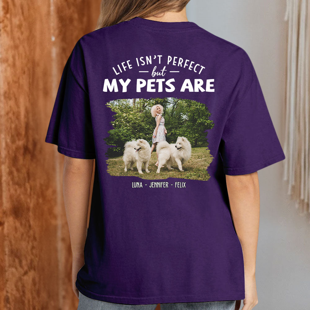 Personalized Unisex Dog and Cat Photo T-shirt - The Perfect Gift for Pet Lovers