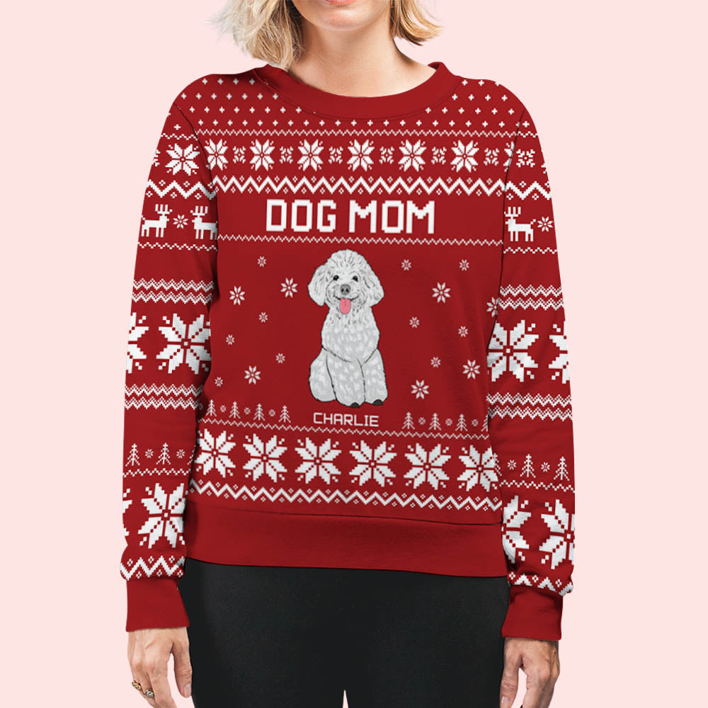 Top-Rated Personalized All-Over-Print Dog Sweatshirt for Dog Lovers