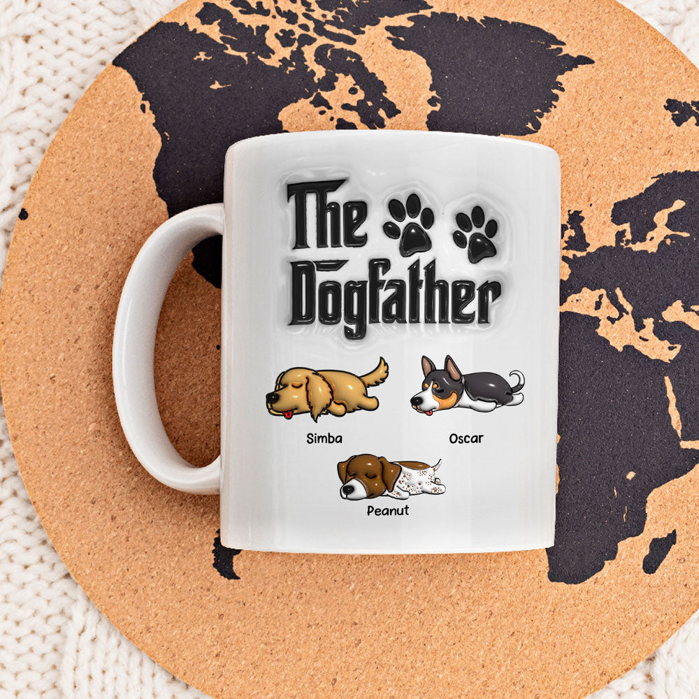 Personalized 3D Inflated Effect Dog-themed Mug for Dog Lovers
