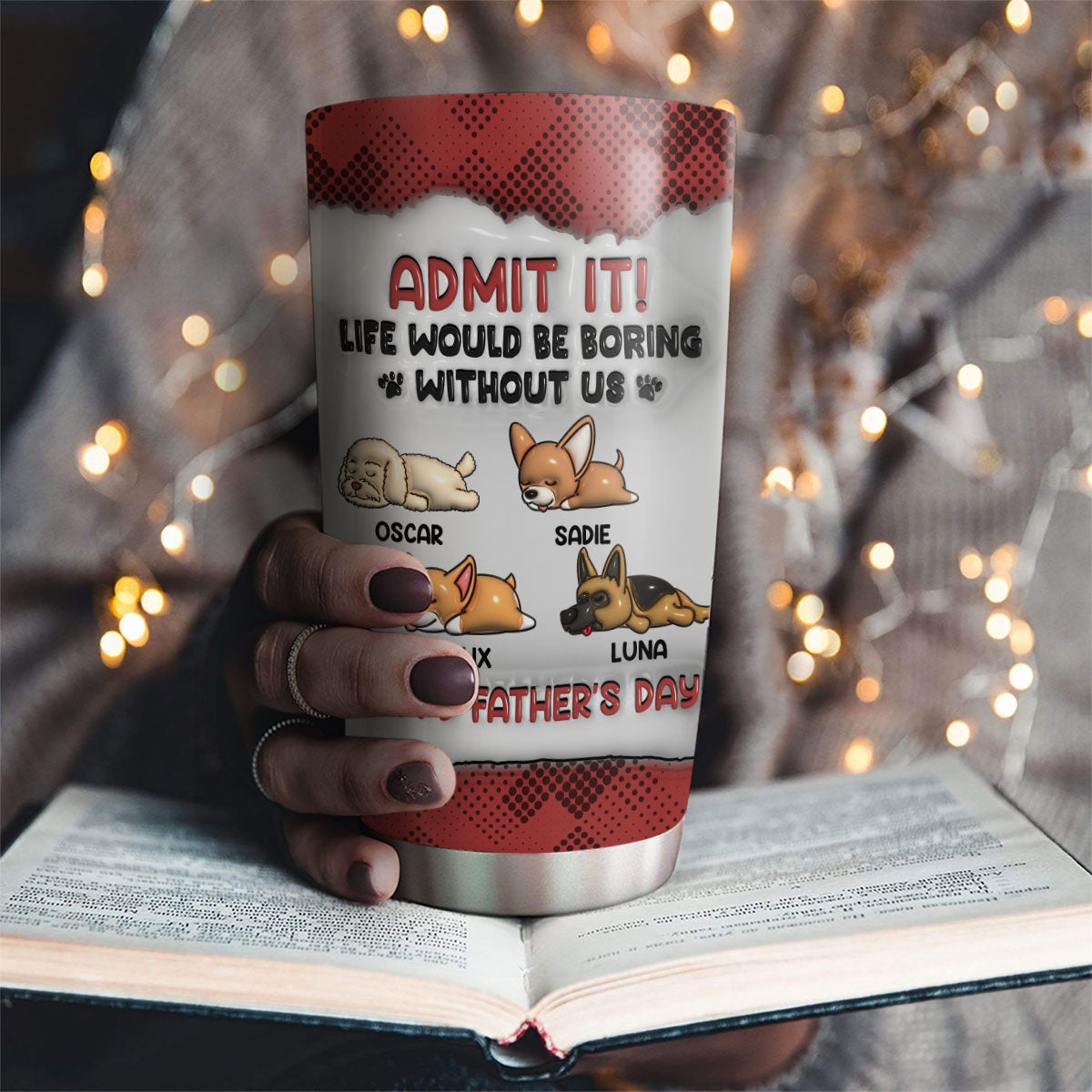 Personalized 3D Inflated Effect Custom Tumbler - Ideal for All Occasions