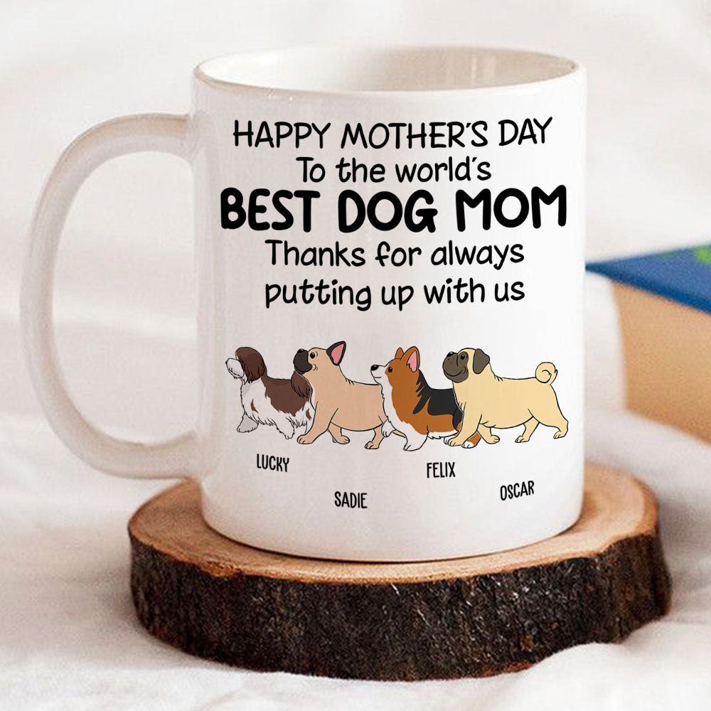 Personalized Custom Thanks For Putting Up Coffee Mug - Ideal Gift for Pet Lovers