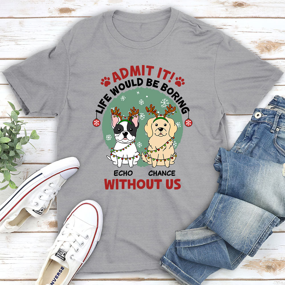 Unisex Personalized 'Can't Be Boring' Pet Lover T-shirt