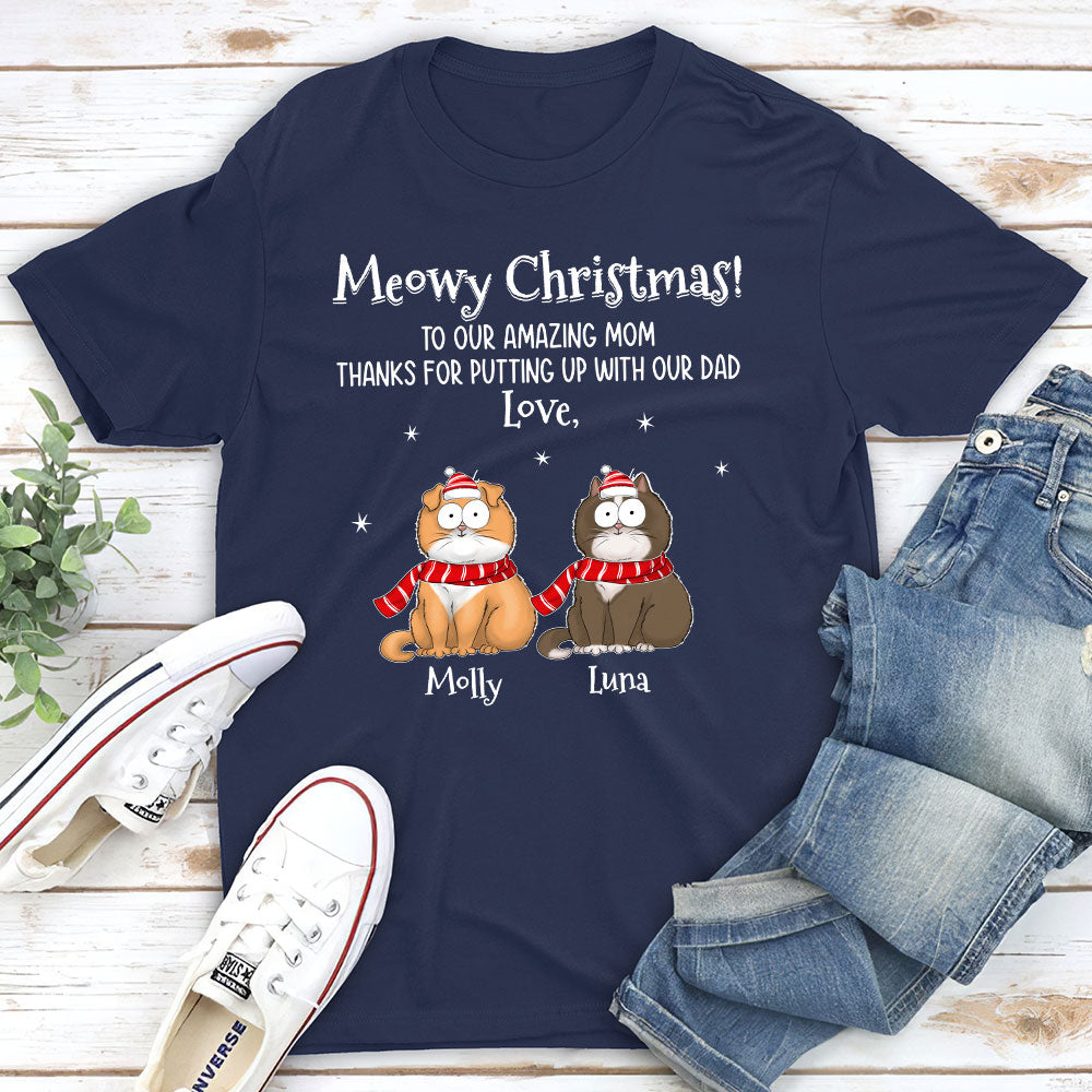 Personalized Unisex Christmas Dog T-shirt - Ideal Gift for Pet Lovers
