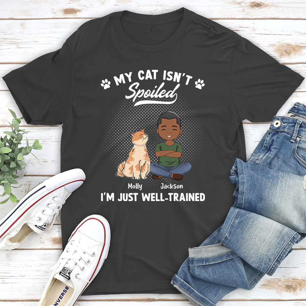 Spoiled Cat - Customizable Unisex Personalized T - shirt for Pet Lovers