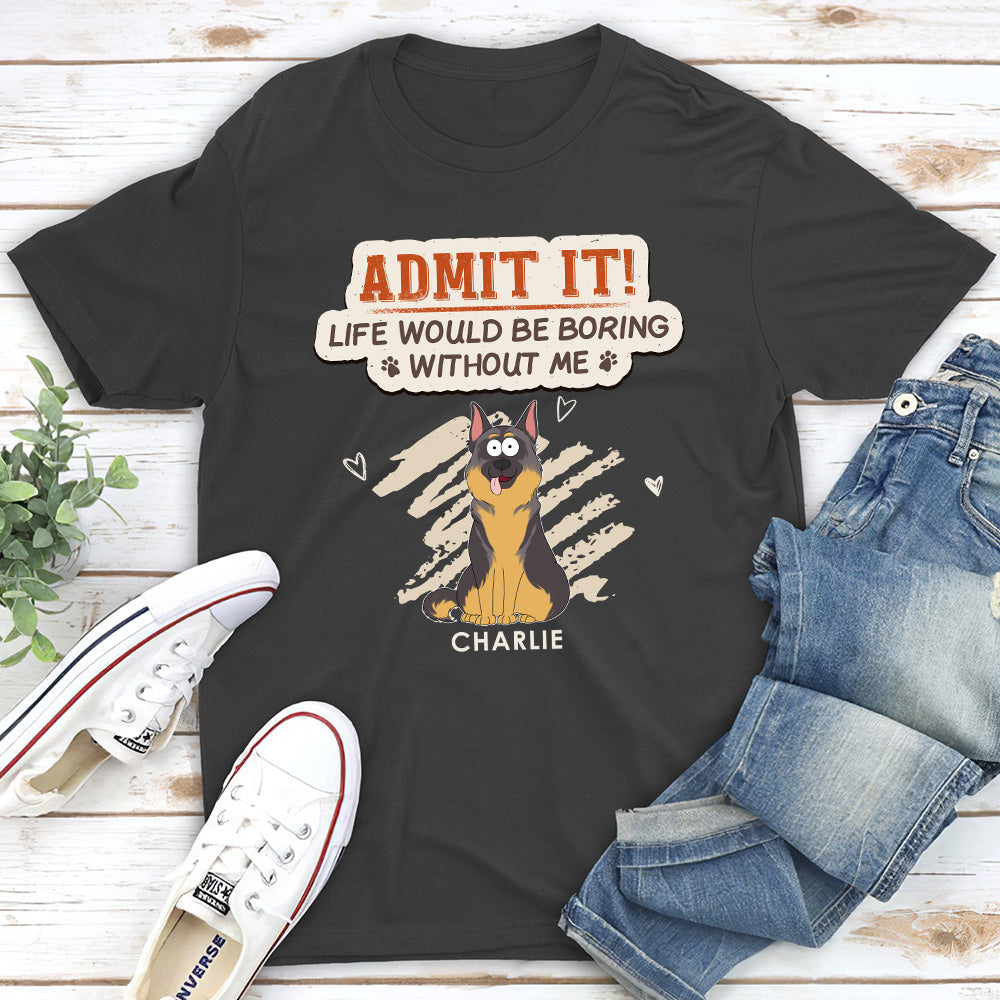 Personalized Unisex Pet Lover T-shirt: Say Goodbye to Boring Life