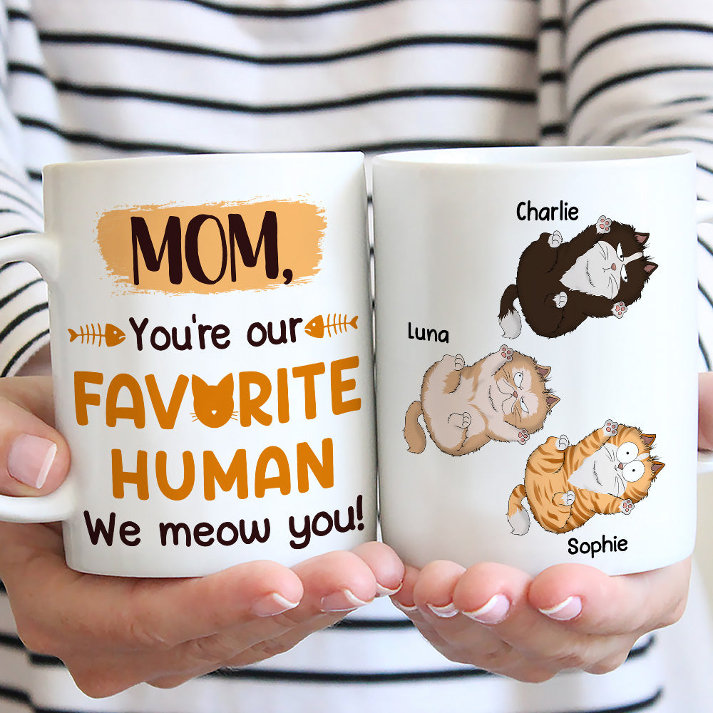 We Meow You - Exclusively Personalized Custom Coffee Mug for Pet Lovers