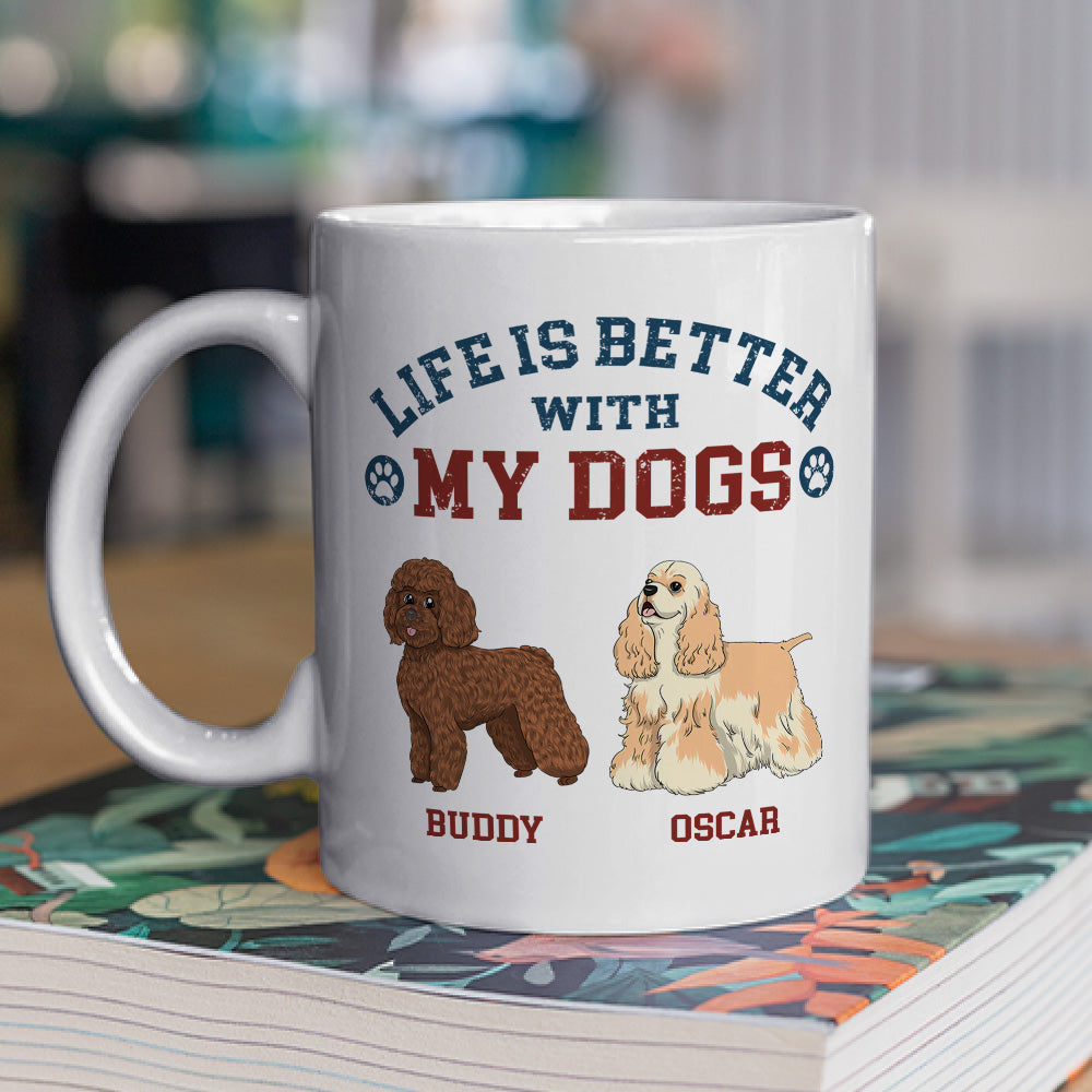Retro Charm - Personalized Custom Coffee Mug for Pet Lovers
