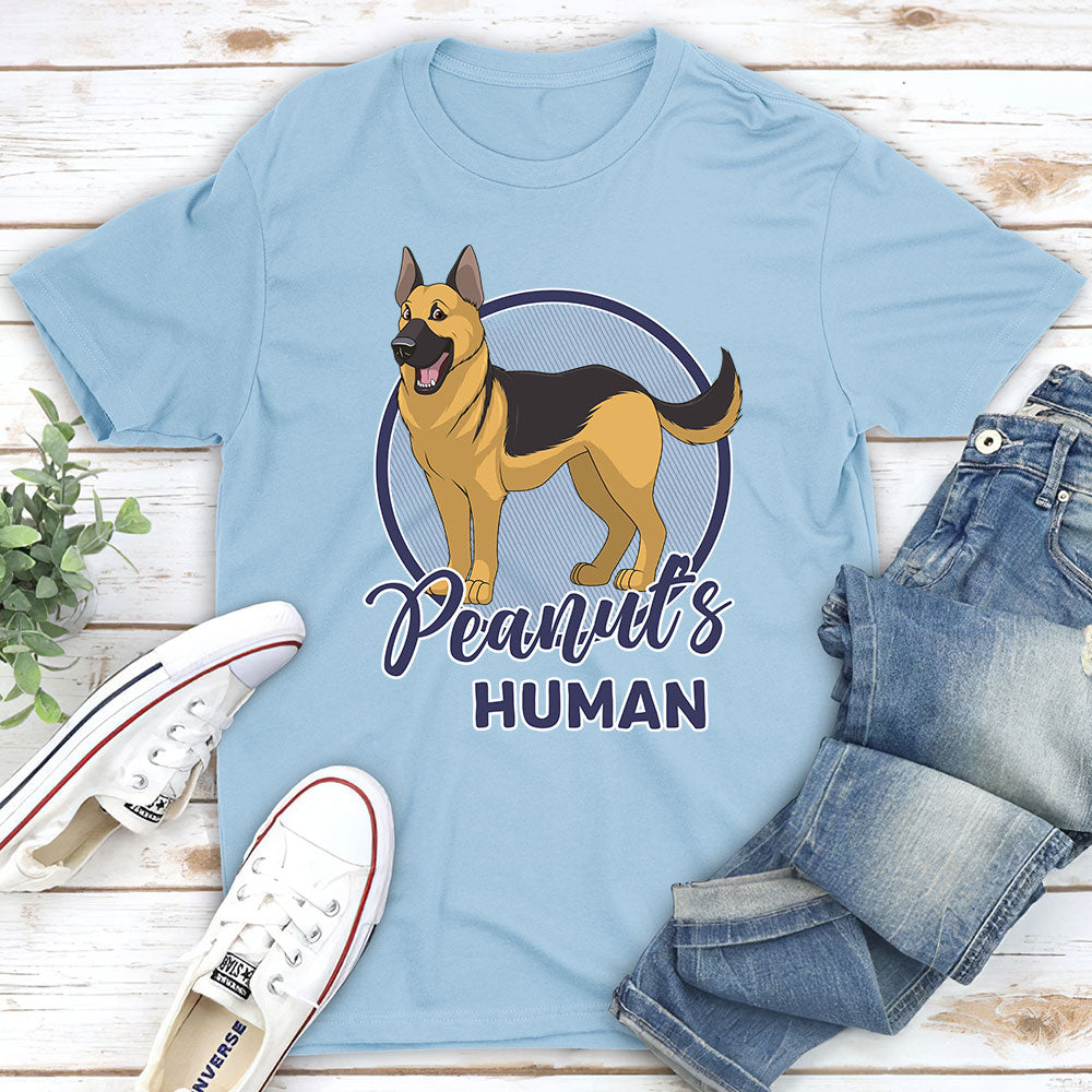 Personalized Dog - Human Circle Unisex T - shirt: Ideal Gift for Pet Lovers