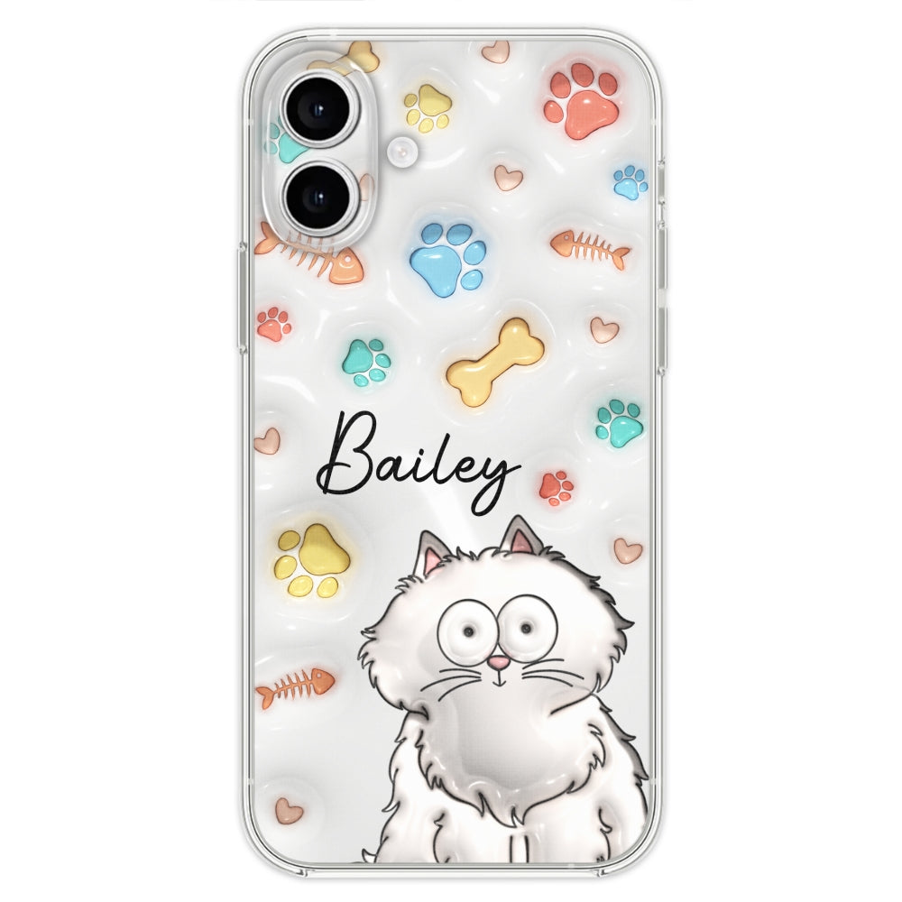 Personalized 3D Inflated Effect Custom Phone Case for Your Fur Babies and Loved Ones