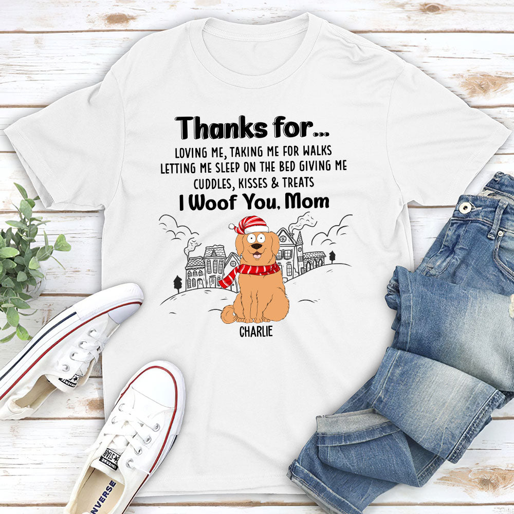 Customizable Thankful To Dad Unisex T - shirt for Pet Lovers