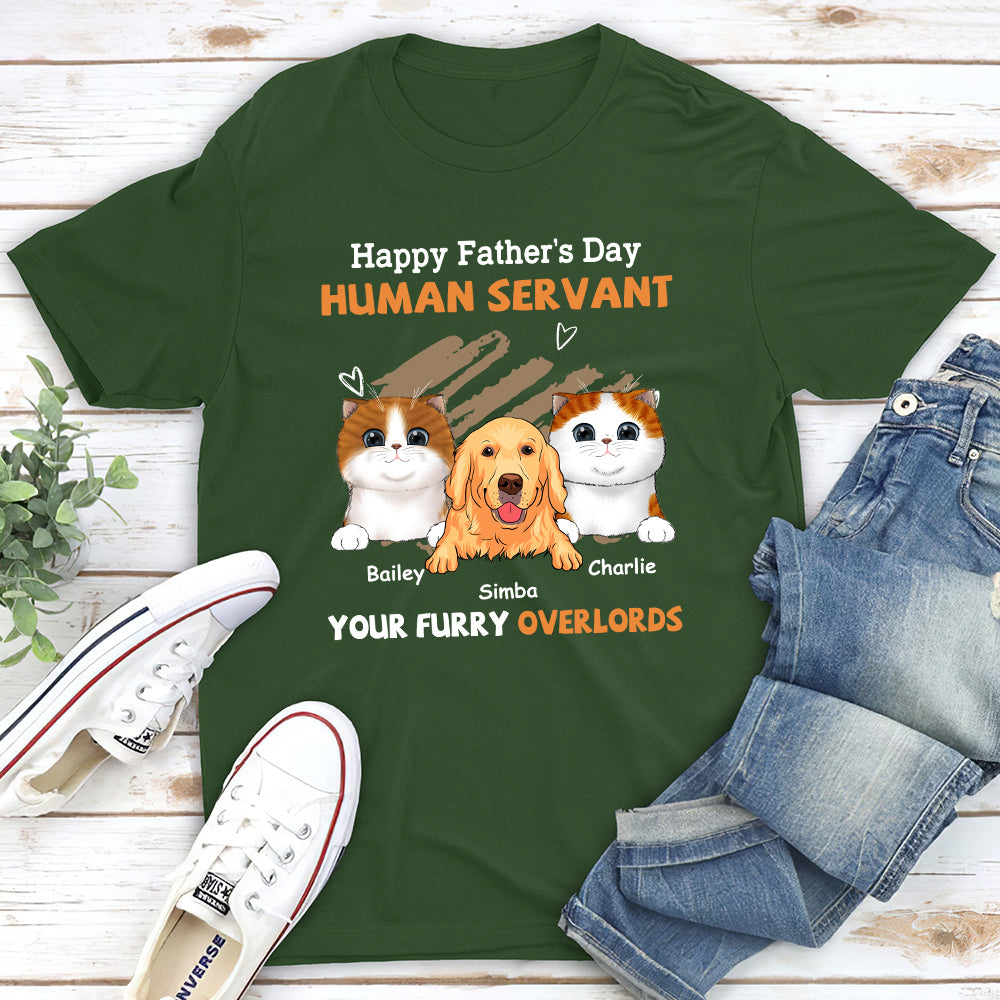 Personalized 'To My Servant' Premium T-shirt for Pet Lovers
