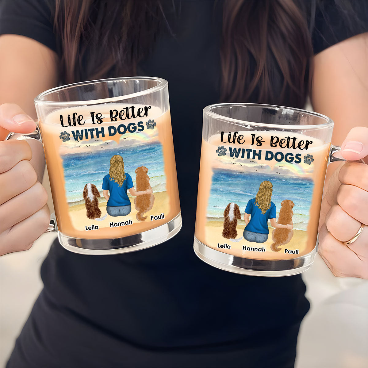 Indestructible Personalized Custom Glass Mug - Create an Unbreakable Bond