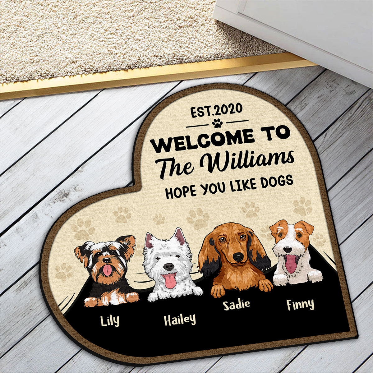 Personalized Pet Picture Doormat - The Ultimate Welcome for Pet Lovers
