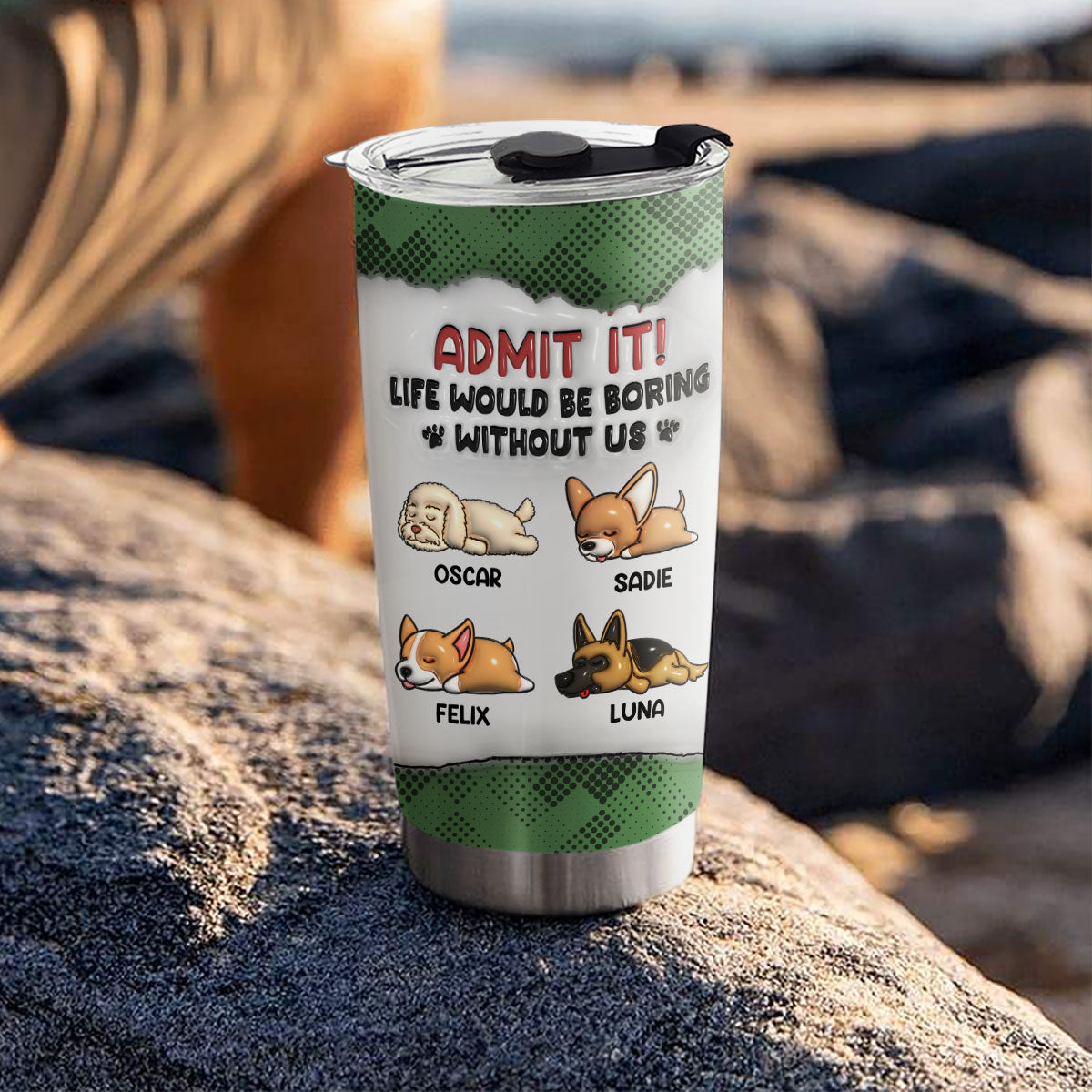 Personalized 3D Inflated Effect Tumbler - Your Must - Have Drinkware