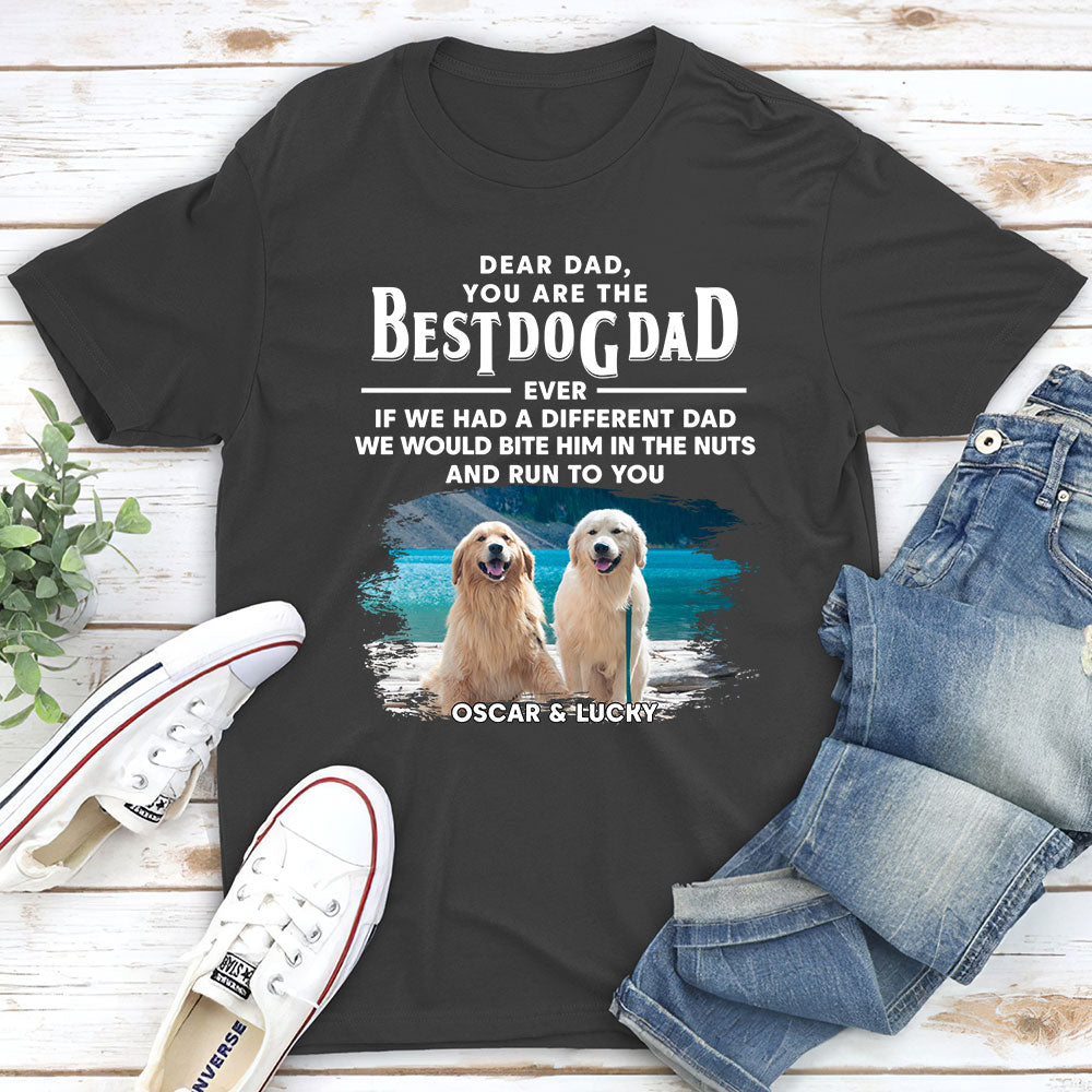 Personalized Custom Unisex Dog Running To You Photo T-shirt - Ideal Gift for Pet Lovers