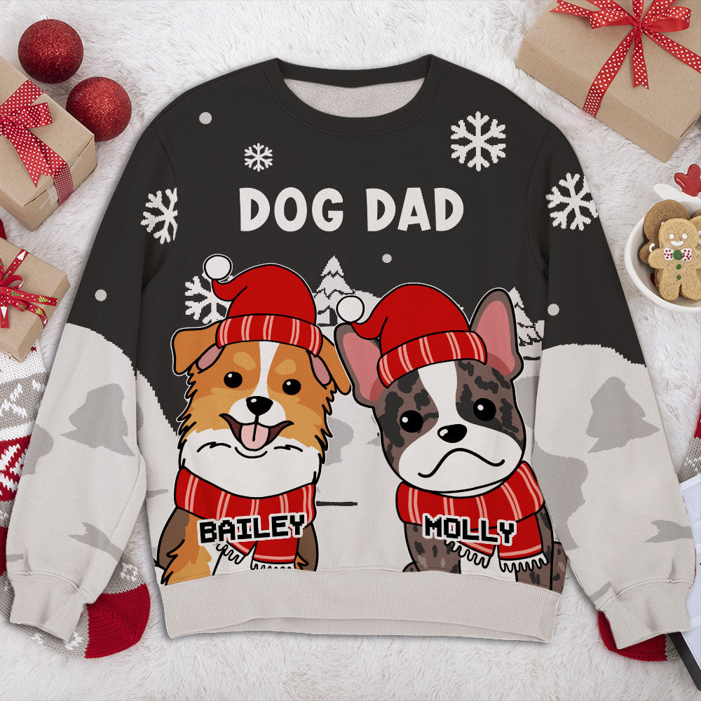 Personalized Pet - Cozy Pawlidays All - Over - Print Unisex Sweatshirt