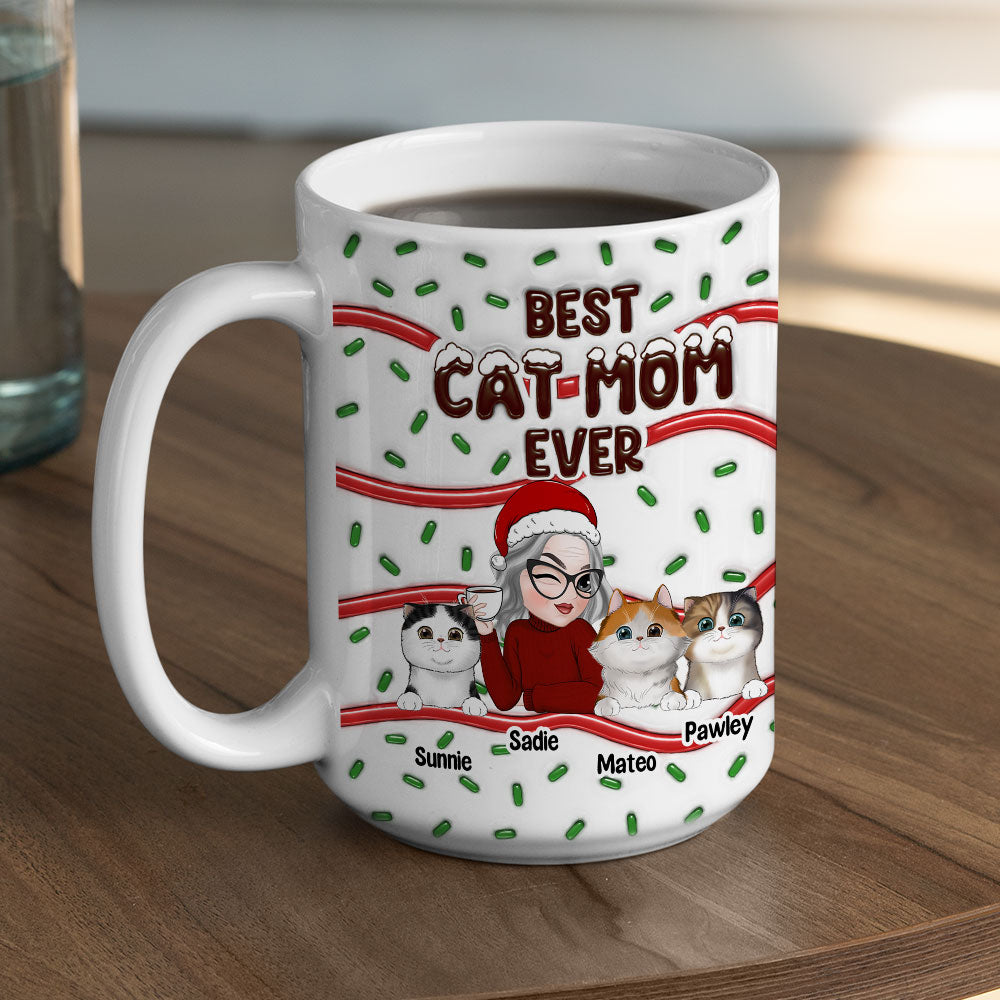 Top-Rated Personalized 3D Inflated Effect Mug for Fur Moms