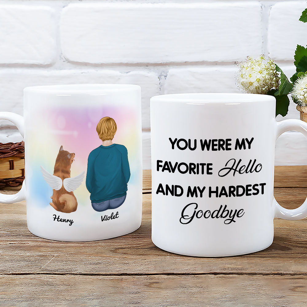 Personalized Custom Coffee Mug: A Tribute to Your Favorite Pets and Hard Goodbyes