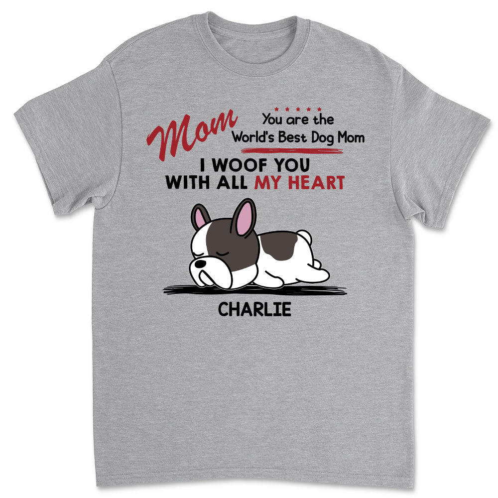 Woof All Heart - Customizable Unisex Personalized Pet Lover T-shirt