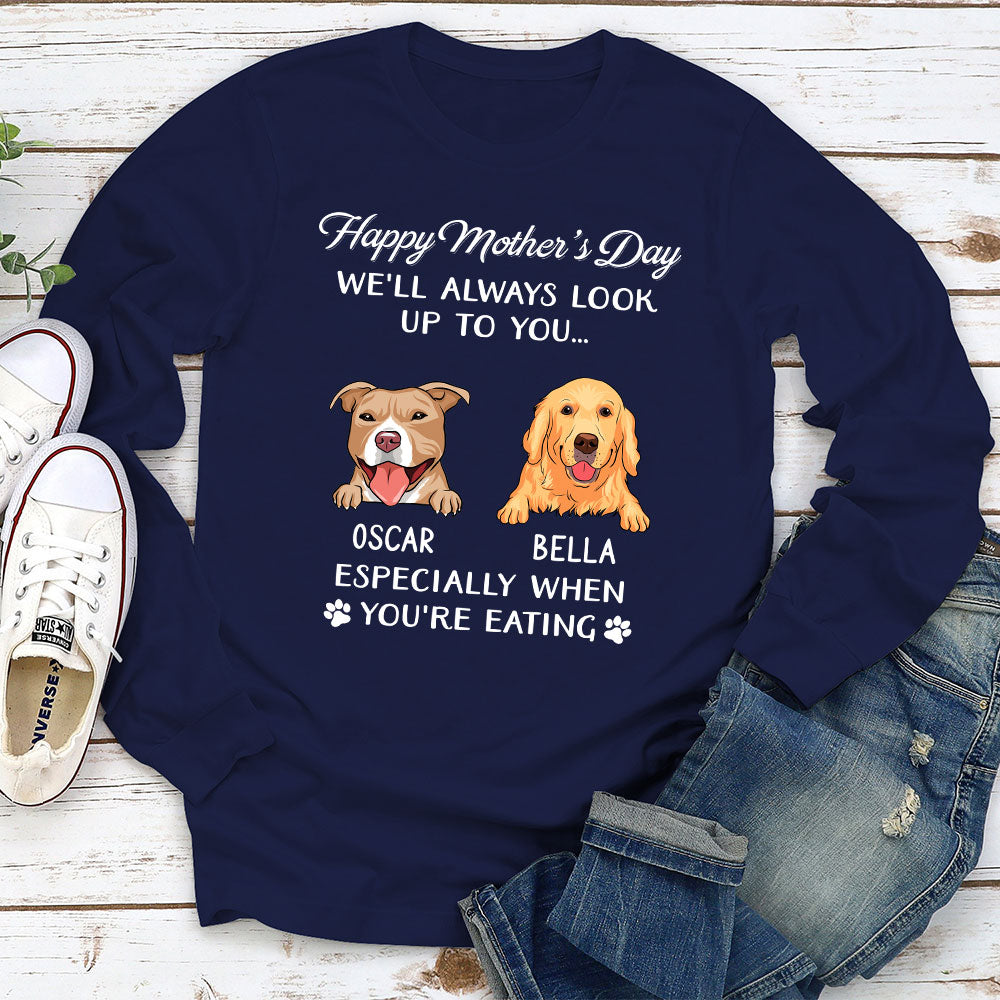 Personalized Custom Long Sleeve Dog - Inspired T - shirt for Pet Lovers
