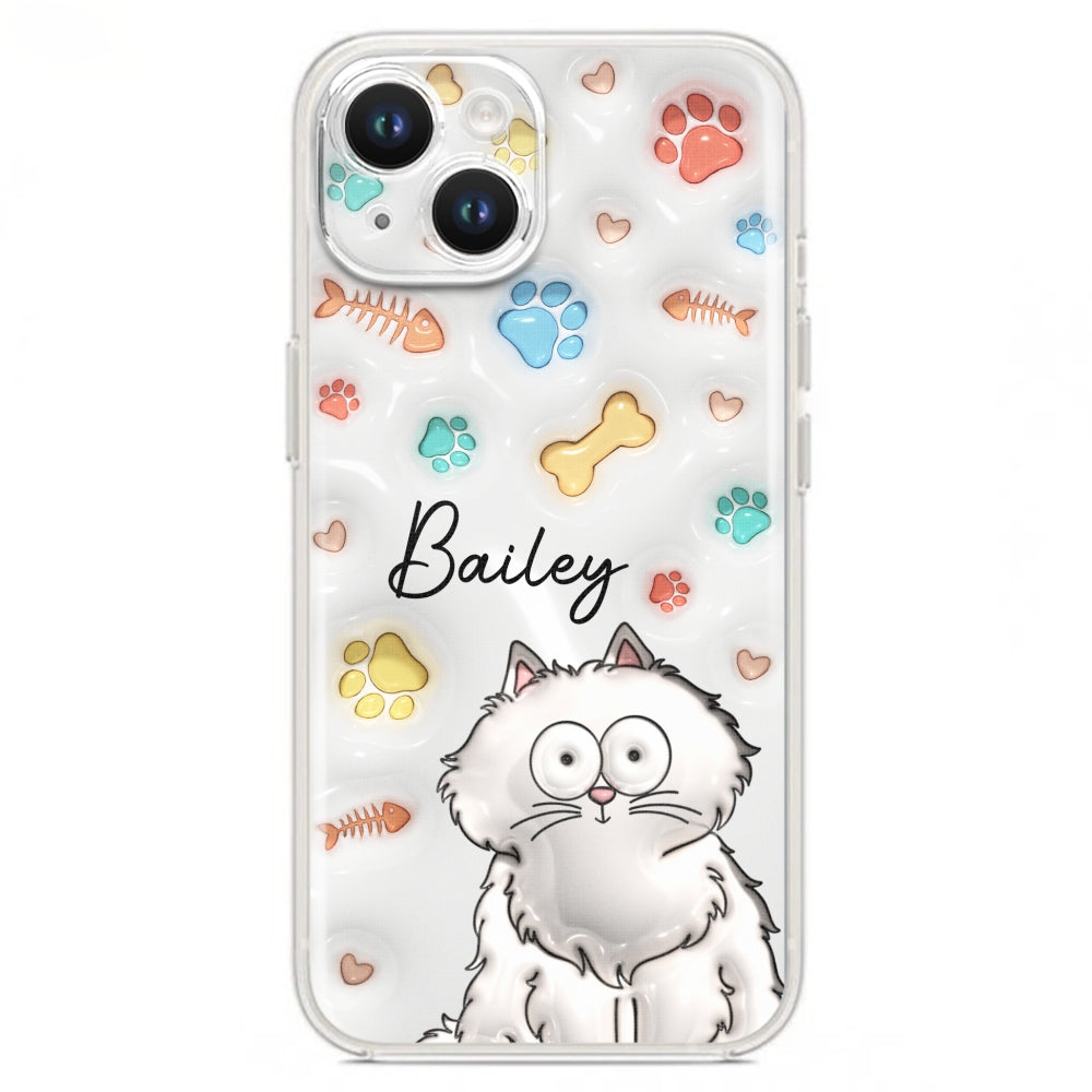 Personalized 3D Inflated Effect Custom Phone Case for Your Fur Babies and Loved Ones