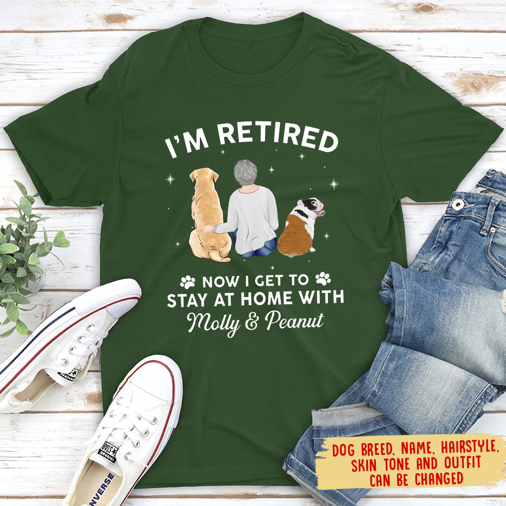 Personalized Custom Unisex Dog - Themed Stay - at - Home T - shirt