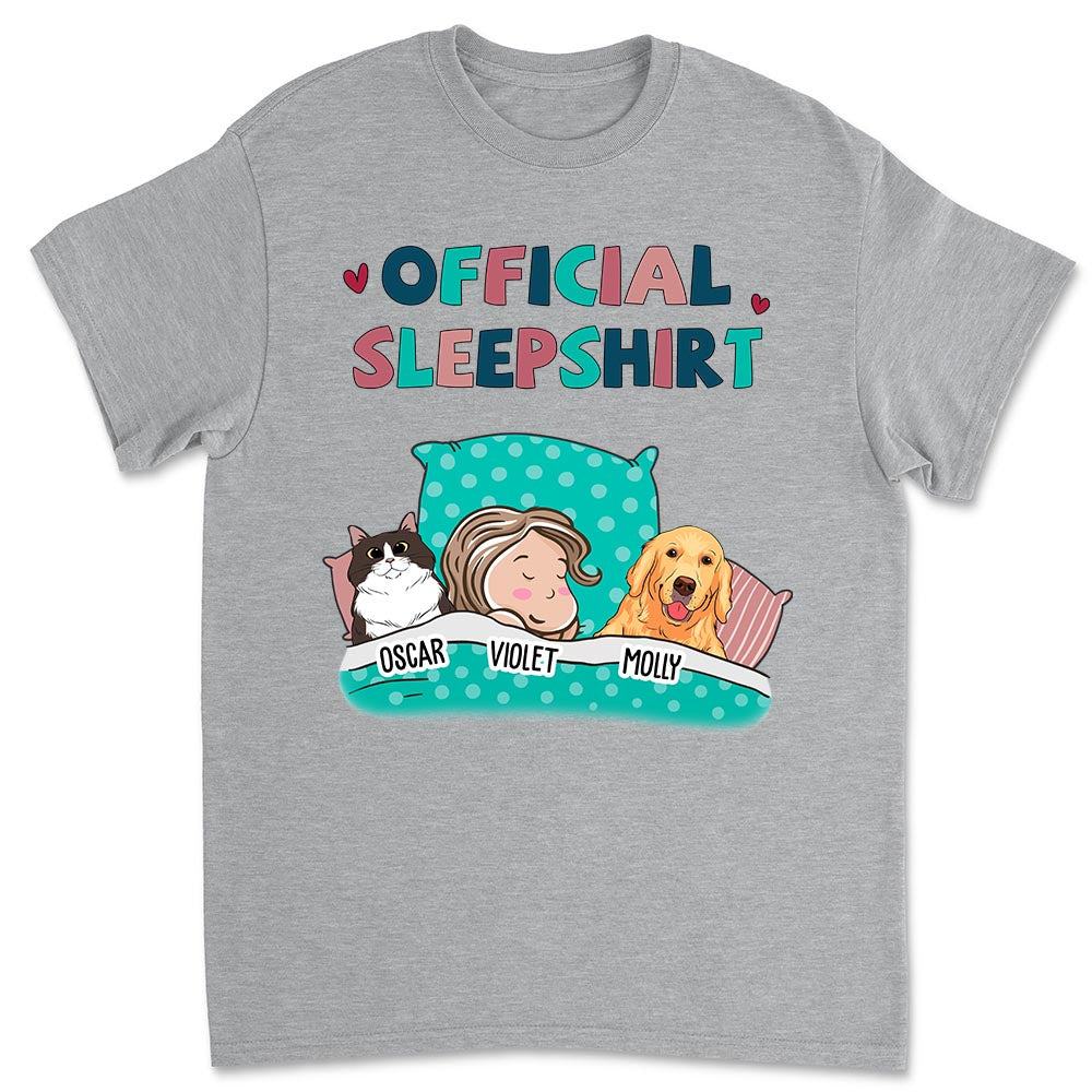 Personalized Unisex Pet Official Sleepshirt - Ideal Gift for Pet Lovers