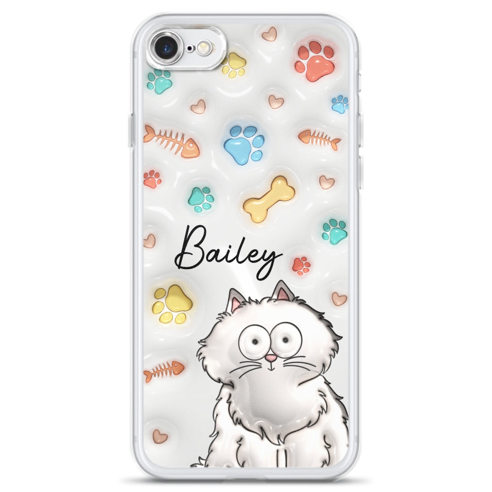 Personalized 3D Inflated Effect Custom Phone Case for Your Fur Babies and Loved Ones
