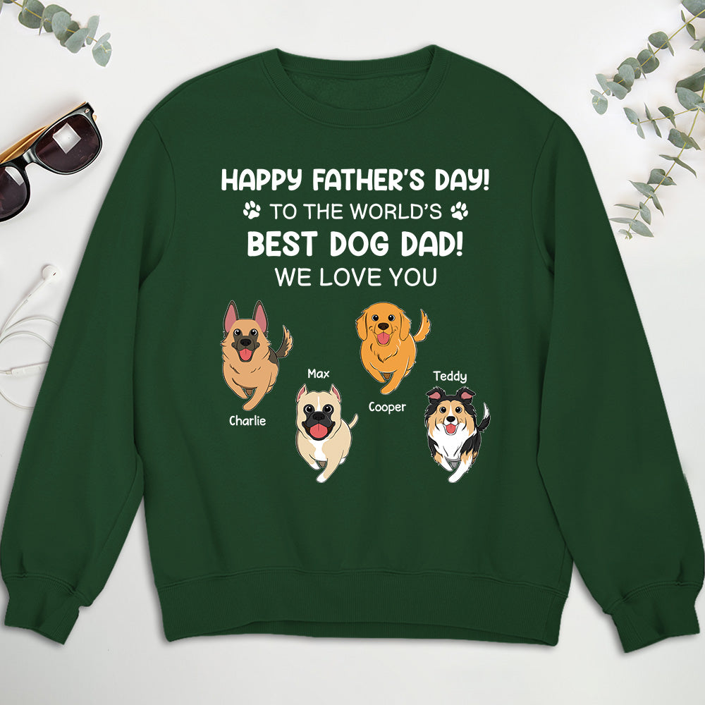 Top-Rated Personalized Custom Sweatshirt for the Best Dog Dads