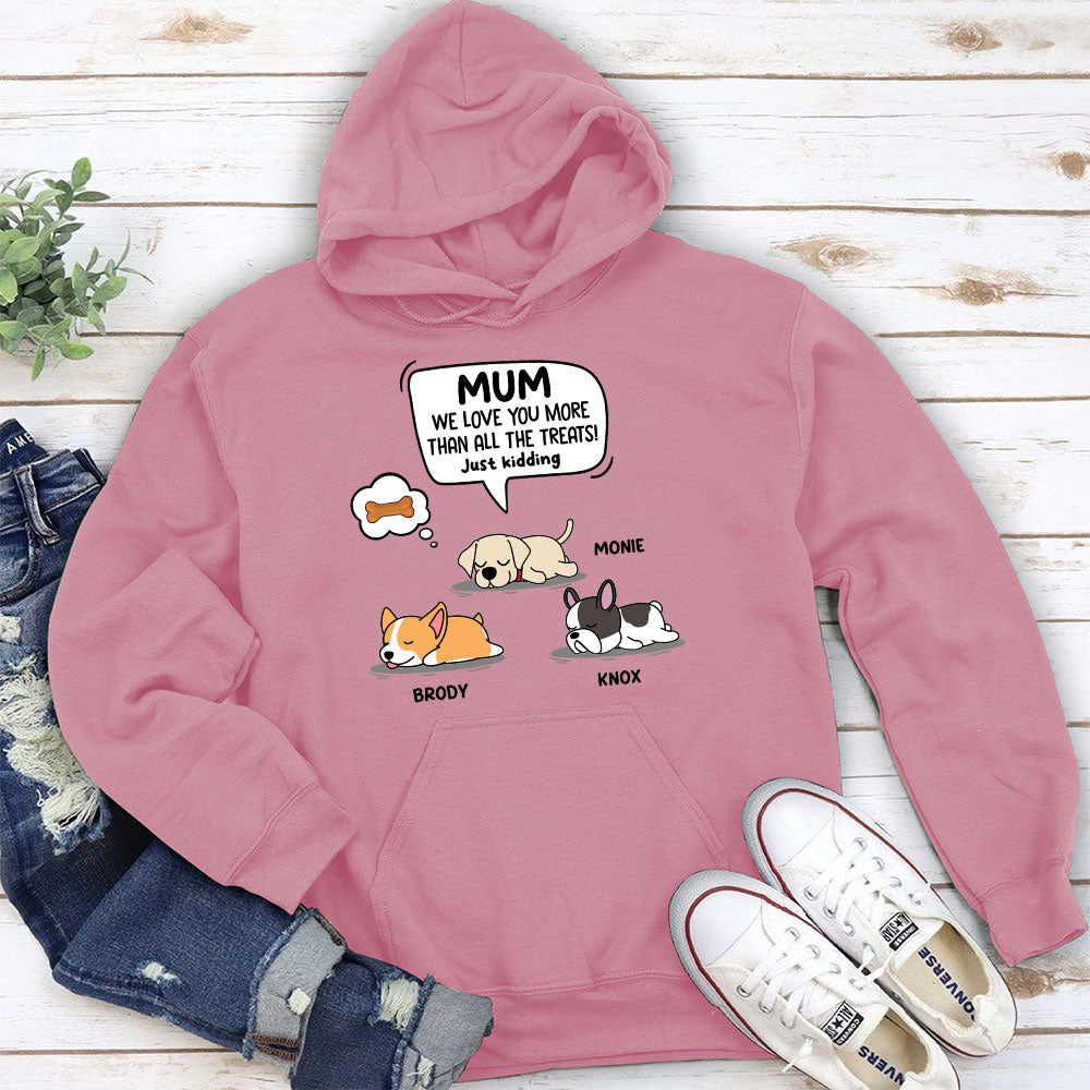 Just Kidding - Customizable Personalized Hoodie for Pet Lovers