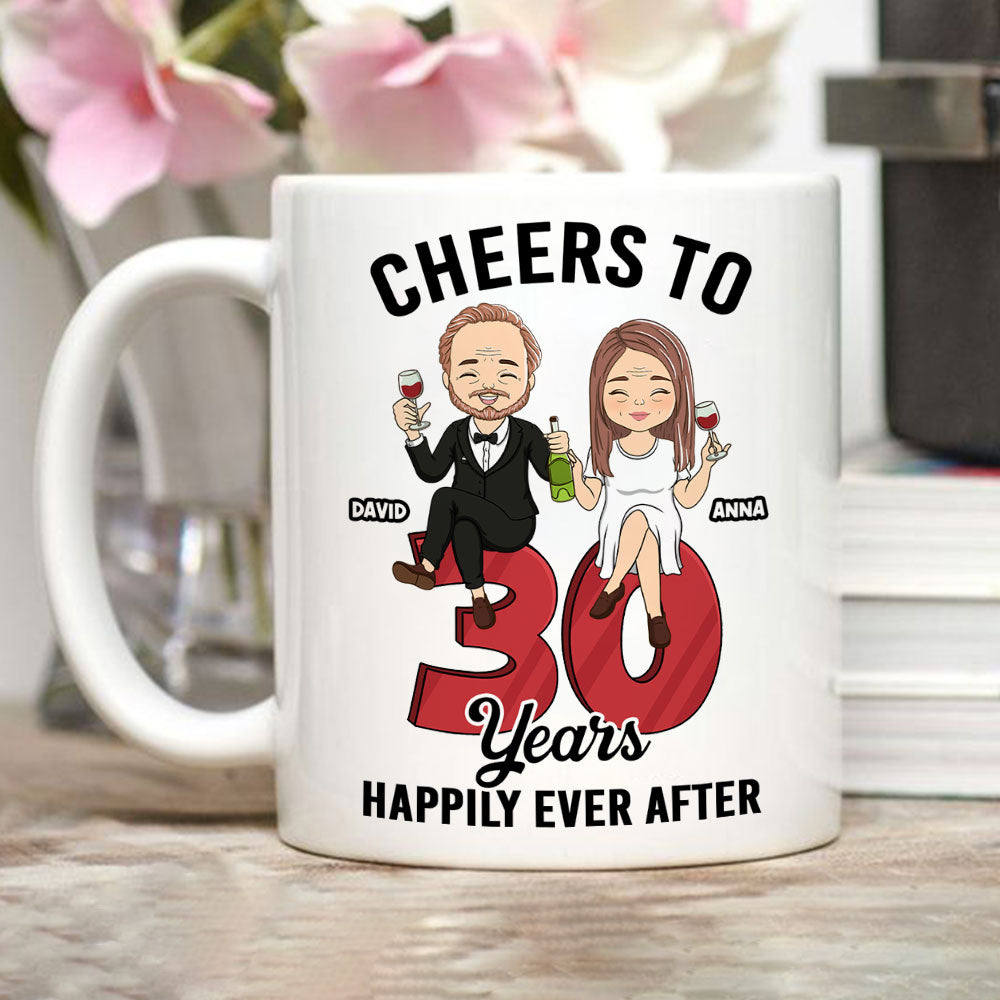Cheers To - Customizable Personalized Coffee Mugs for Couples