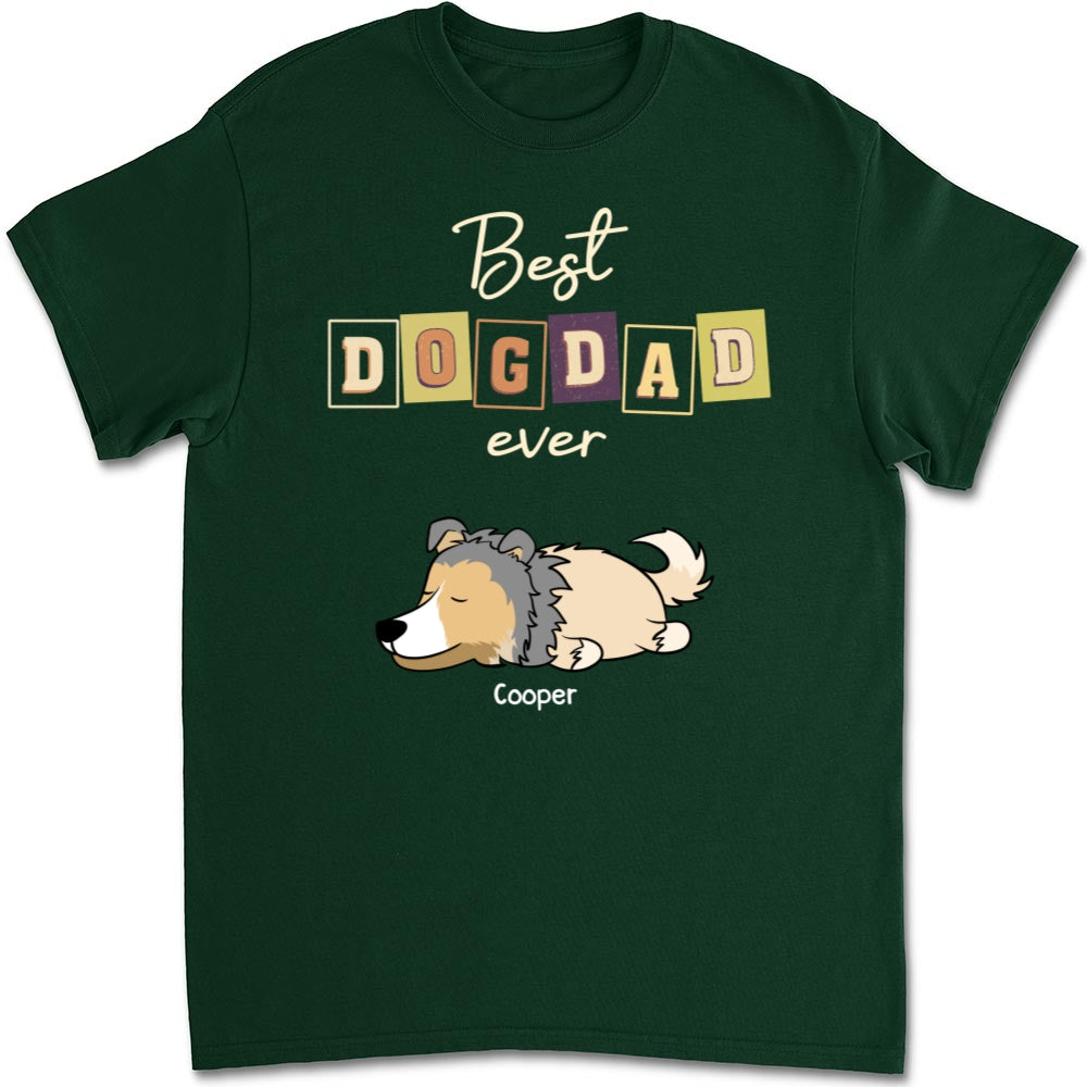 Personalized Custom Unisex My Dog Mom Dad T-shirt - Ideal Gift for Pet Lovers