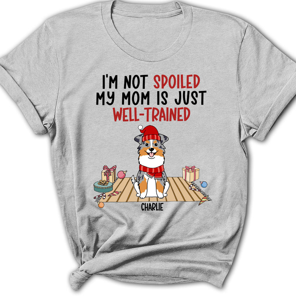 Well Trained Mom - Customizable Personalized Women's Pet Lover T-shirt