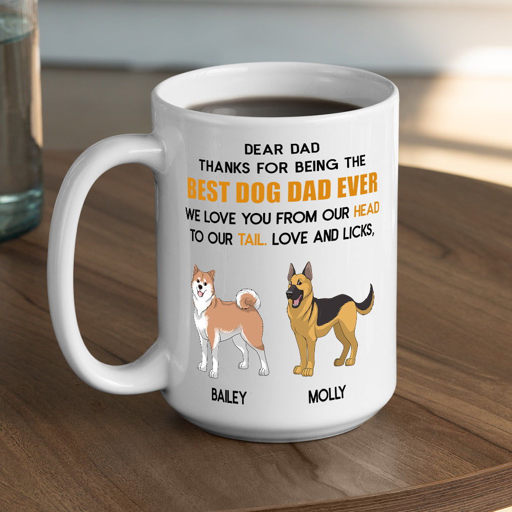 Head To Tail - Exclusively Personalized Custom Coffee Mug for Pet Lovers