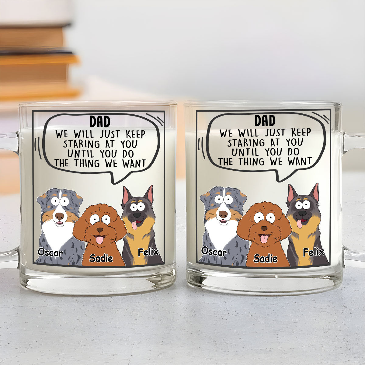 Personalized Custom Glass Mug - Make Every Sip Unforgettable