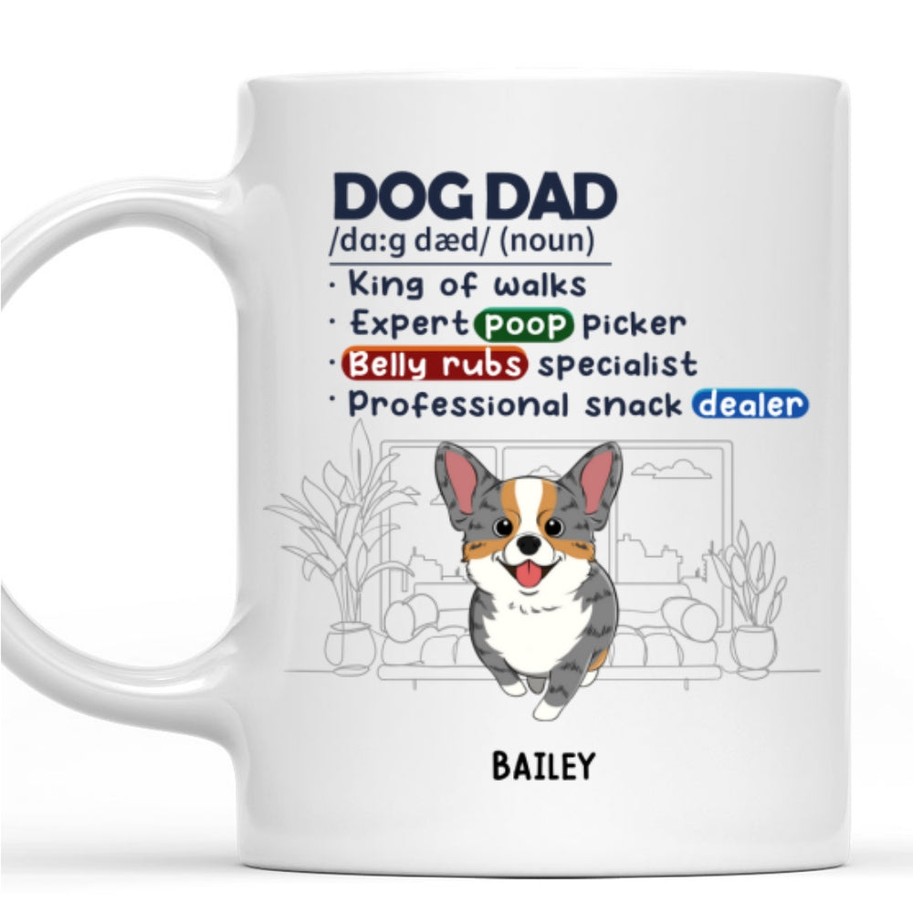 Personalized Dog King Queen of Walks Custom Coffee Mug - Ideal Gift for Loved Ones