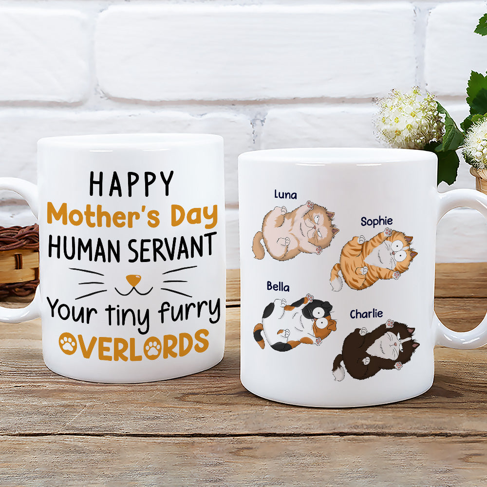 Personalized Custom Coffee Mug - Ideal Gifts for Your Tiny Furry Overlords Lovers