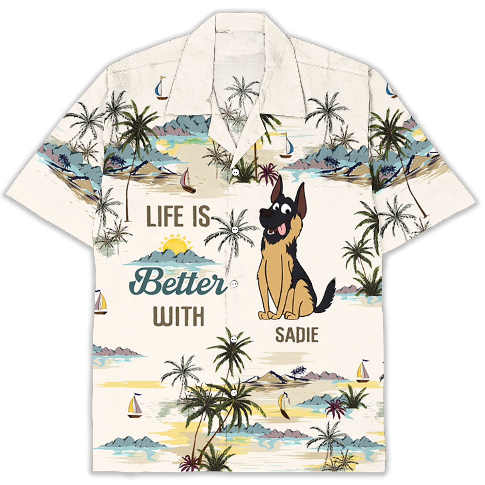 Unique Personalized Hawaiian Shirt for a Better Life with Your Pet
