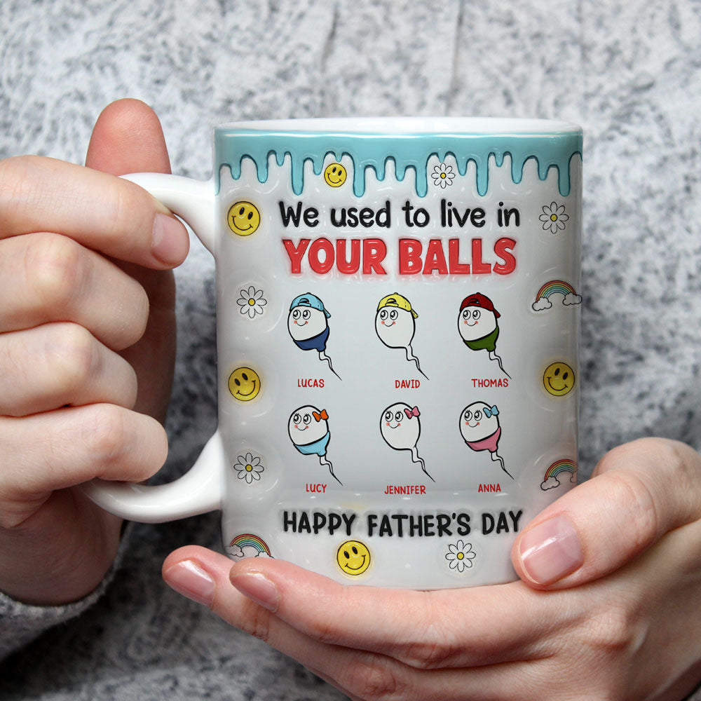 Personalized 3D Inflated Effect Ceramic Mug - A Unique Gift for Loved Ones