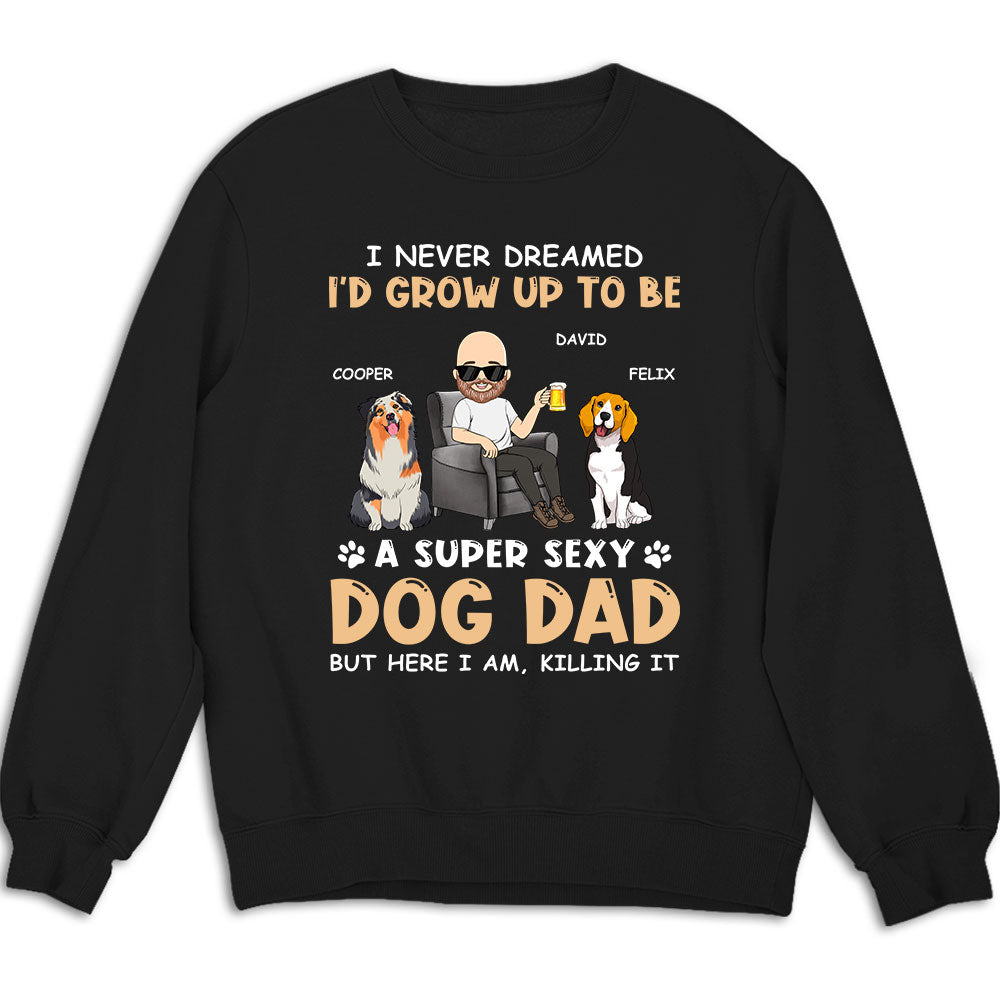 Sexy Personalized Custom Dad & Mom Sweatshirt - Ideal Gift for Pet Lovers