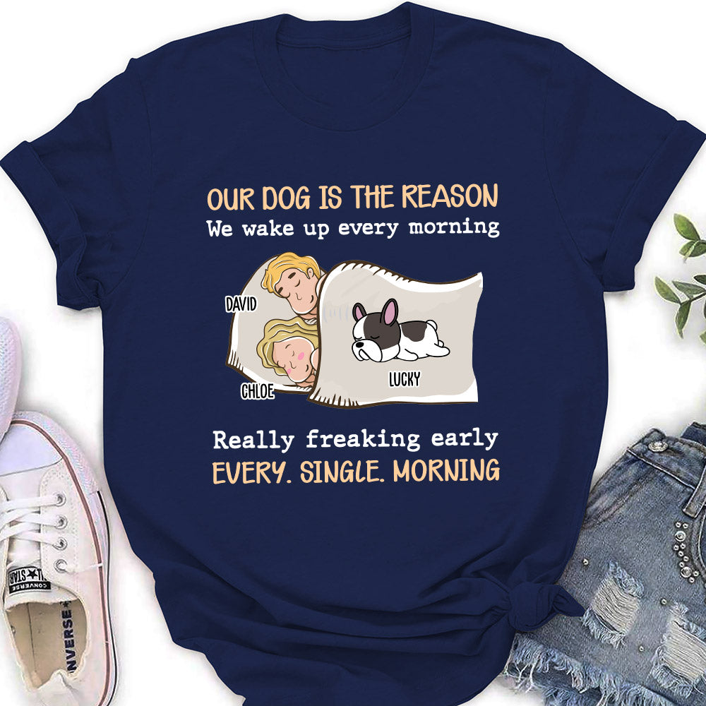 Personalized Custom My Pet Reason Couple 2 Women's T - shirt for Pet Lovers