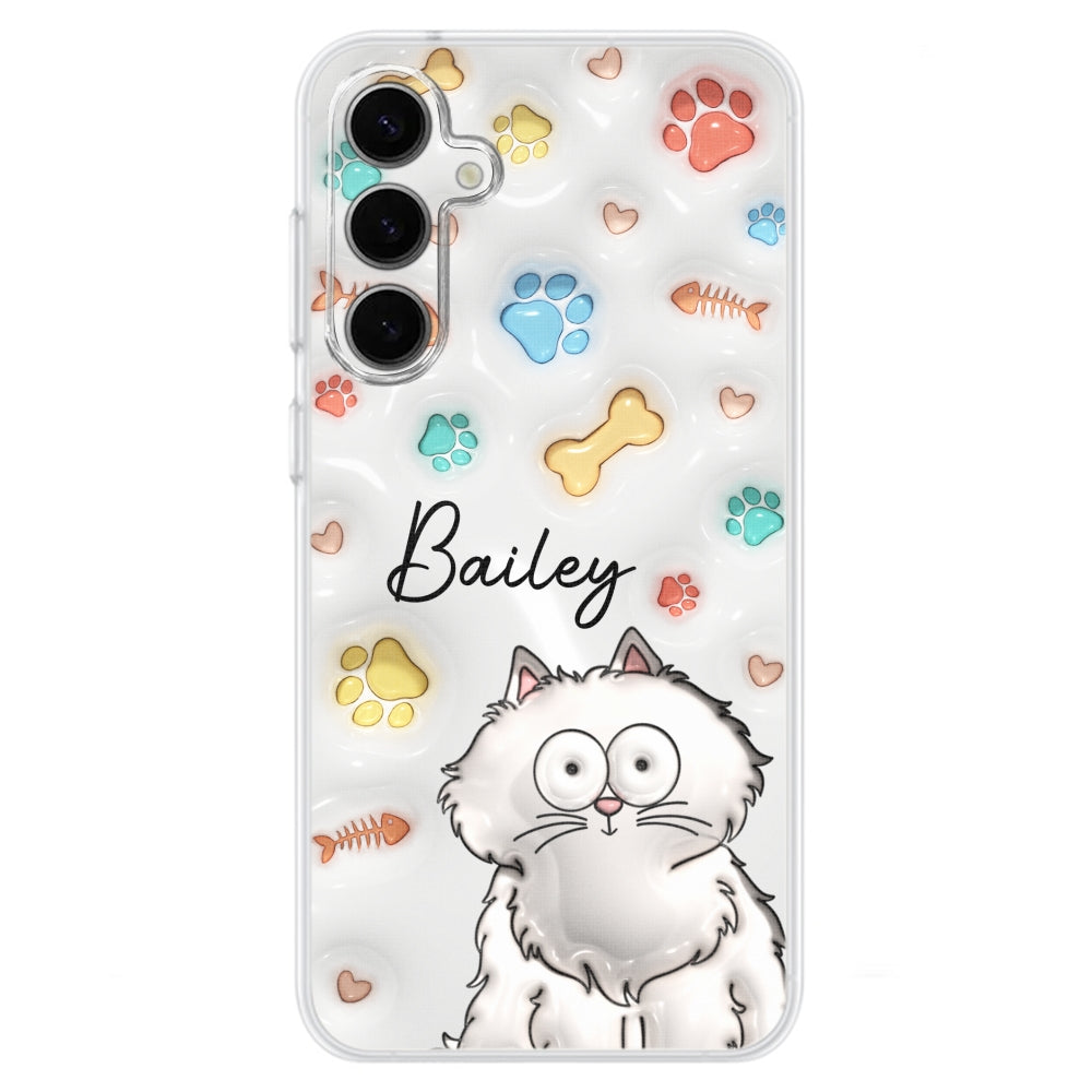 Personalized 3D Inflated Effect Custom Phone Case for Your Fur Babies and Loved Ones
